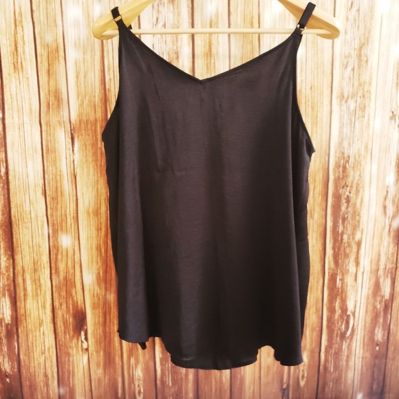 Michel Studio Black Satiny Tank 1X/16 - Picture 4 of 6